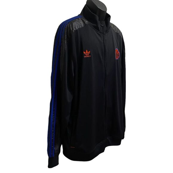 Adidas Limited Edition New York Knicks 3 Stripe Embellished Sleeves Jacket 2XL - Picture 5 of 13
